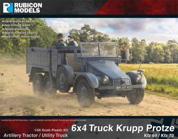28mm German Krupp Protze Kfz 69/70 6x4 Truck #0