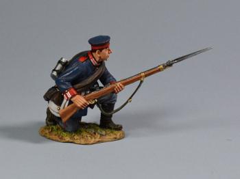 Prussian Private  Kneeling To Repel, The 2nd Foot Guard Regt of the Prussian 1870-71--single figure #0