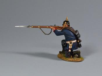Prussian Private  Kneeling Firing, The 2nd Foot Guard Regt of the Prussian 1870-71--single figure #0