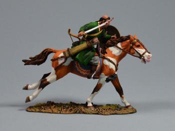 Mongol Pursuing with a Knife--single mounted figure #0