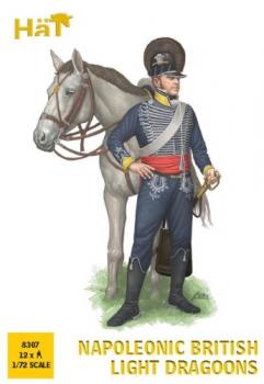 Napoleonic British Light Dragoons--12 figures in 4+ poses and 12 horses in 2 horse poses #0