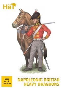 Napoleonic British Heavy Dragoons--12 figures in 4+ poses and 12 horses in 2 horse poses #0