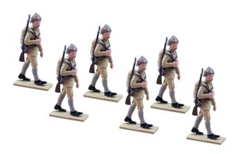 WWI Turkish Infantry Regiment 1915 - 6 figures Marching #0