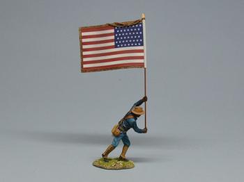 Rough Rider Infantryman with American Flag (1896-1908)--single figure #0