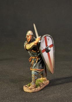 Crusader Swordsman (sword held for swing at head height left), The Crusades--single figure #0