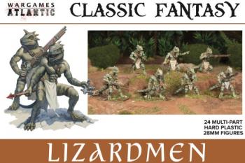 28mm Classic Fantasy Lizardmen (24) #0
