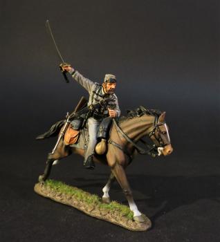 Cavalry Trooper #2, 1st Virginia Cavalry Regiment -- Single Mounted Figure #0