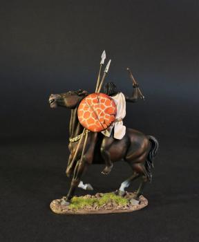 Numidian Light Cavalry (#8B) w/Red Shield--Single Mounted Figure #0