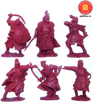 Polish Infantry (Red)--6 figures in 6 poses--ONE IN STOCK!! #0