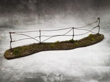 Barbed Wire Section (Summer)--approximately 20cm in length #0
