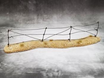 Barbed Wire Section (Desert)--approximately 20cm in length--AWAITING RESTOCK. #0