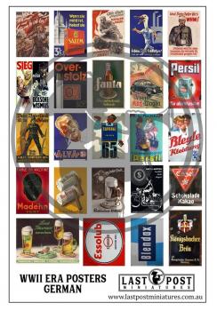 WWII-era Poster Set (German)--scale set of 24 German advertising and propaganda posters #0