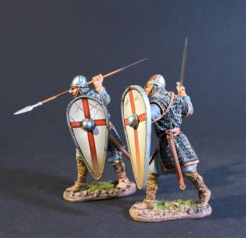 Crusader Swordsman and Spearman (2429), the Crusades--two figures and spear #0