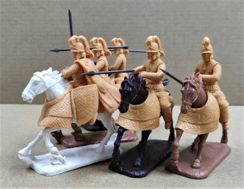 Lydian Lancers (Heavy Cavalry)--five mounted figures #0