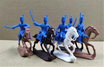 Horse Grenadiers, Napoleonic French Imperial Guard, 1812-1815--five mounted 54mm figures #0