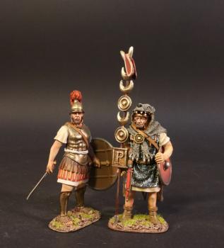 Centurion and Signifer (Red Shield), The Roman Army of the Mid Republic, Armies and Enemies of Ancient Rome--two figures #0