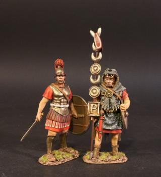 Centurion and Signifer (Yellow Shield), The Roman Army of the Mid Republic, Armies and Enemies of Ancient Rome--two figures #0