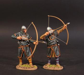 Norman Armoured Archers A, The Norman Army, The Age of Arthur--two figures #0