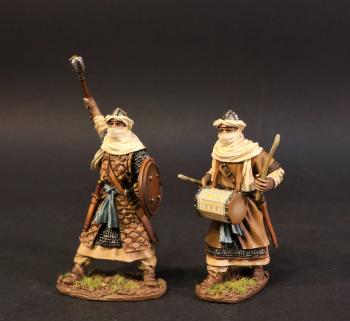 Almoravid Officer and Drummer (brown clothes), The Almoravids, El Cid and the Reconquista, The Crusades--two figures #0