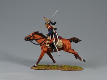 French Cuirassier Advancing--single mounted figure #0