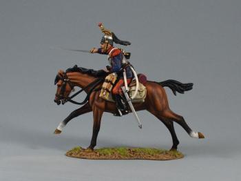 French Cuirassier Charging--single mounted figure #0