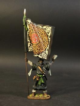 Almoravid Standard Bearer A (black robes), The Almoravids, El Cid and the Reconquista, The Crusades--single figure with flag #0