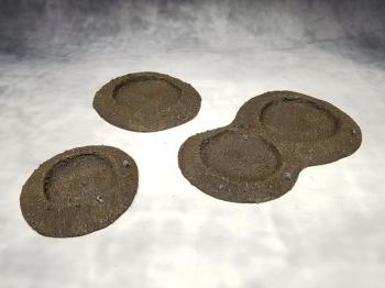 Craters Three-Pack (Summer)--set of 3 craters (diameter 85mm, 110mm, and 110x180mm (double crater)) #0