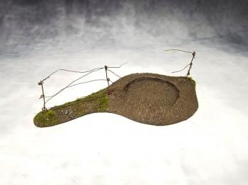 Barbed Wire with Crater (Summer)-- 210mm x 110mm #0