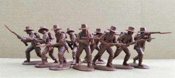 Australian Infantry Attacking in Slouch Hats--Makes 9 figures) #0