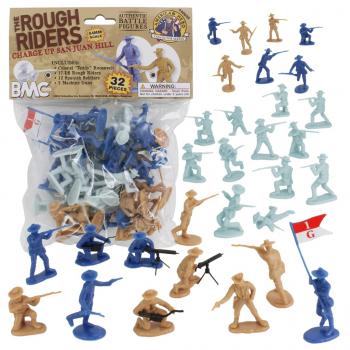 The Rough Riders Charge Up San Juan Hill--32 piece Soldier Figures #0