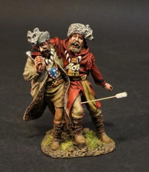 Joseph “He Couldn't Hit A Barn Door From There” Adams and Brother Jack, The Rocky Mountain Rendevous, The Mountain Men, The Fur Trade--two figures on single base #0