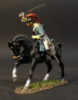 Lt. Colonel Patrick Maxwell, 19th Regiment of Light Dragoons, The Battle of Assaye, 1803, Wellington in India--single mounted figure #0
