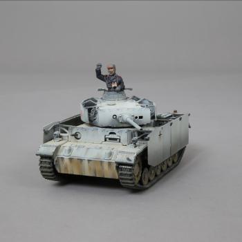 Winter Panzer III 'M' (Turret #414) with Commander and removable side skirts--RETIRED--LAST ONE!! #0