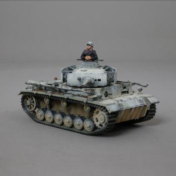Winter Panzer III 'M' with Commander, decals, and removable side skirts--RETIRED--LAST THREE!! #0