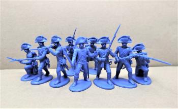 French Line Grenadiers in bicorne (1805-1807)--nine figures (officer and 8 grenadiers) #0