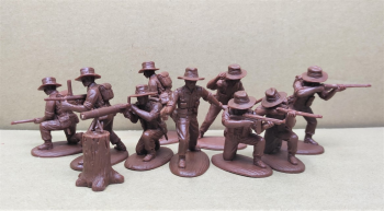 Australian Infantry Defending (Slouch Hat)--Makes 9 figures) #0