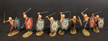 Iceni Warriors Booster Set (two of each of IC-07B, 08B, 09B, & 10B), Armies and Enemies of Ancient Rome--eight figures - LAST ONE! #0