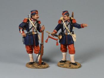 French Grenadiers Talking--Two Figures #0