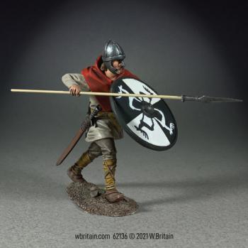 "Algar", Saxon Defending with Spear--single figure #0
