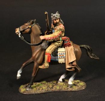Mounted Mountan Man, The Rocky Mountain Rendevous, The Mountain Men, The Fur Trade--single mounted figure #0