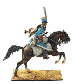 French 5th Hussars NCO, 10-20 Years Service,  France's Grande Armee--single mounted figure #0