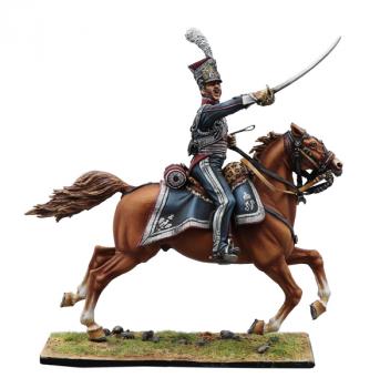 Polish Imperial Guard Lancers Officer, Polish 1st Light Cavalry Regiment, French Grande Armee--single mounted figure #0