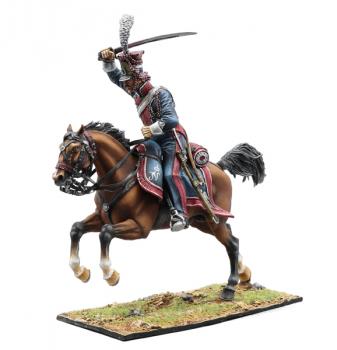 Polish Imperial Guard Lancers NCO, Polish 1st Light Cavalry Regiment, French Grande Armee--single mounted figure #0