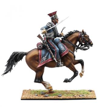 Polish Imperial Guard Lancers Trooper with Sword #1, Polish 1st Light Cavalry Regiment, French Grande Armee--single mounted figure #0