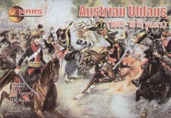 1/72 Austrian Ulans 1805-15--12 mounted figures & 3 foot figures #0