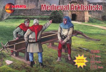 1/72 Medieval Arkbalista--16 figures in 4 poses and 4 ballistae--AWAITING RESTOCK. #0