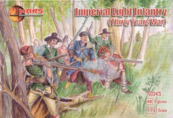 1/72 Thirty Years War Imperial Light Infantry--48 figures in 12 poses #0