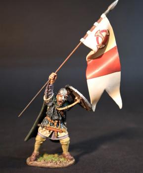 Housecarl with Banner Charging, Angla Saxon/Danes, The Age of Arthur--single figure #0