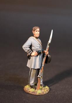 Infantry Standing (bare head, rifle in left hand), 5th Virginia Regiment, Company A, Marion Rifles, Winchester, The Army of the Shenandoah, The First Battle of Manassas, 1861, ACW 1861-1865--single figure #0