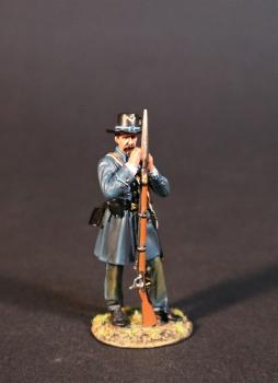 Infantry Standing (both hands leaning on barrel), Co. L, West Augusta Guards, Staunton, 5th Virginia Regiment, The Army of the Shenandoah, The First Battle of Manassas, 1861, ACW 1861-1865--single figure #0